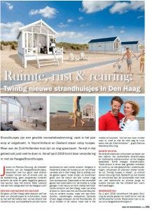 Gooi Vechtstreek strandhuisjes in magazine
